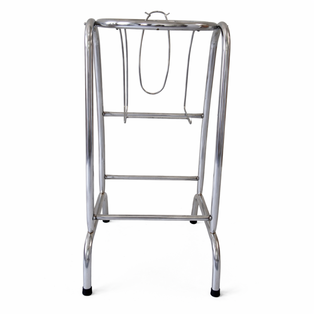 portagarrafón cromado – 1 canasta