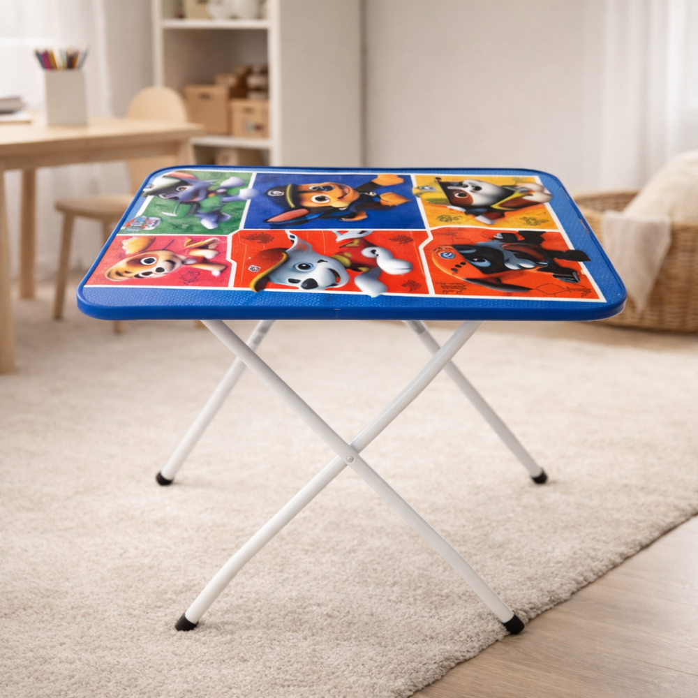 mesa infantil tipo tijera