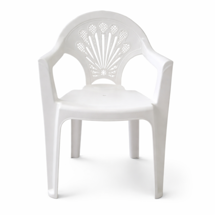 silla pavo real con coladera