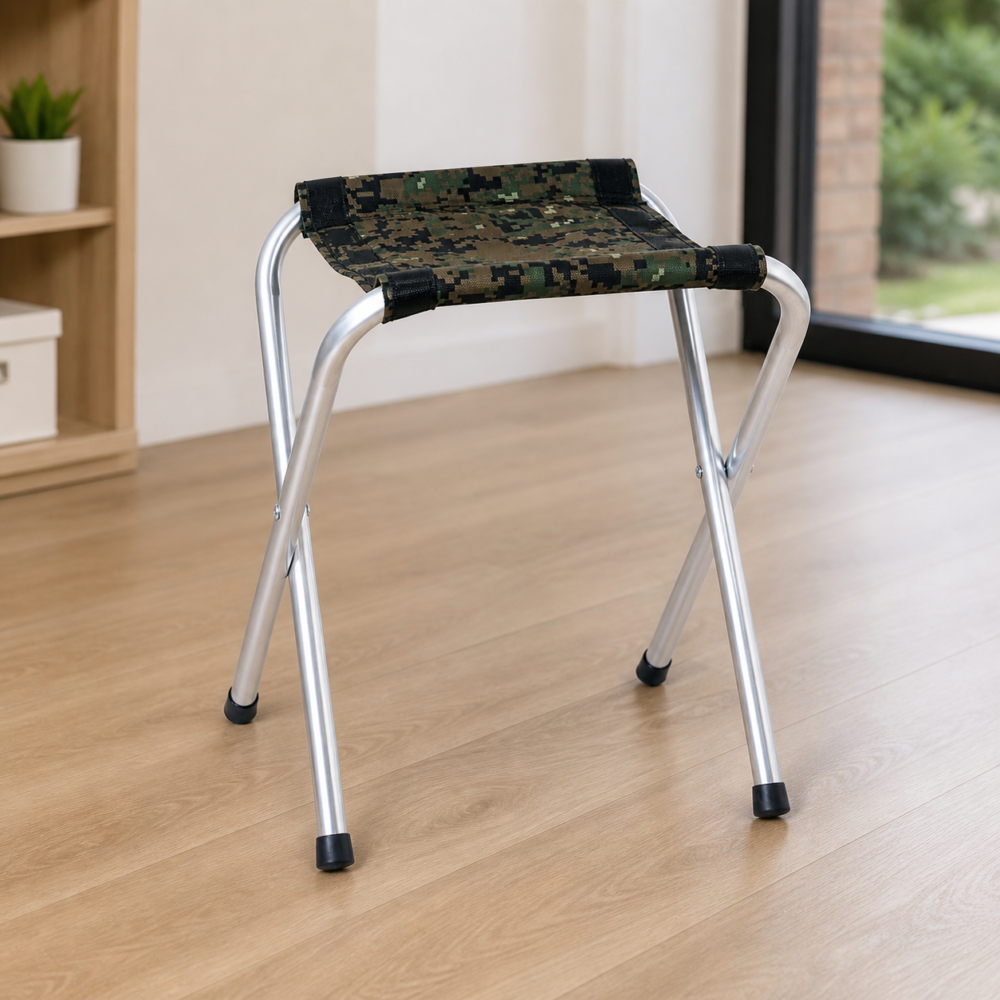 banco de tela galvanizadobanco de tela plegable con estructura galvanizada, resistente y funcional. ideal para hoteles, hogar o viajes, con gran durabilidad y fácil almacenamiento.