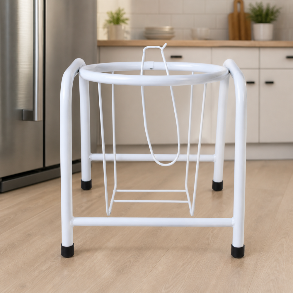 portagarrafón de mesa blanco
